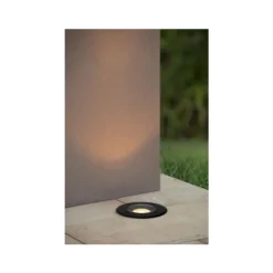 Lucide BILTIN - Grondspot Buiten - Ø 10,8 cm - 1xGU10 - IP67 - Zwart Clearance