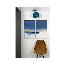 Lucide BINK - Plafonnière - Ø 25 cm - 1xE27 - Blauw Clearance