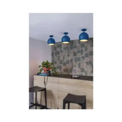 Lucide BINK - Plafonnière - Ø 25 cm - 1xE27 - Blauw Clearance