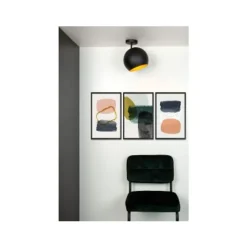 Lucide BINK - Plafonnière - Ø 25 cm - 1xE27 - Zwart Clearance