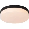 Lucide BISKIT Plafonnière Badk.-Zwart-Ø28-LED-18W-2700K Online