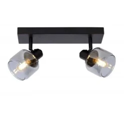 Lucide BJORN - Plafondspot - 2xE14 - Zwart Sale