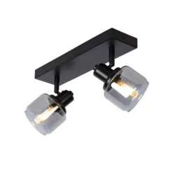 Lucide BJORN - Plafondspot - 2xE14 - Zwart Sale