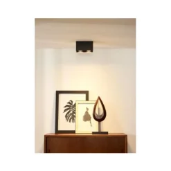 Lucide Bodi Plafondlicht 2Xgu10 Zwart 09101/02/30 New