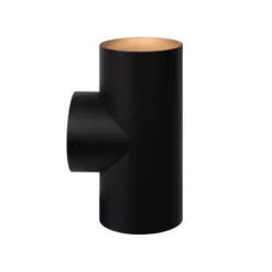 Lucide BONDI Wandspot-Zwart-2xGU10-50W-Alumin. New