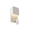 Lucide BOXER - Wandlamp - LED - 1x10W 3000K - Met USB oplaadpunt - Wit Online