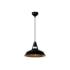 Lucide BRASSY-BIS - Hanglamp - Ø 31 cm - 1xE27 - Zwart Hot