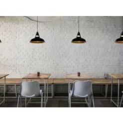 Lucide BRASSY-BIS - Hanglamp - Ø 31 cm - 1xE27 - Zwart Hot