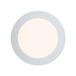 Lucide BRICE-LED - Plafonnière Badkamer - Ø 18 cm - LED Dimb. - 1x11W 3000K - IP44 - Wit Best