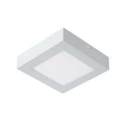 Lucide BRICE-LED - Plafonnière Badkamer - LED Dimb. - 1x15W 3000K - IP44 - Wit Best