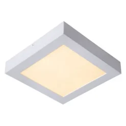 Lucide BRICE-LED - Plafonnière Badkamer - LED Dimb. - 1x22W 3000K - IP44 - Wit Sale