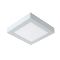 Lucide BRICE-LED - Plafonnière Badkamer - LED Dimb. - 1x22W 3000K - IP44 - Wit Sale