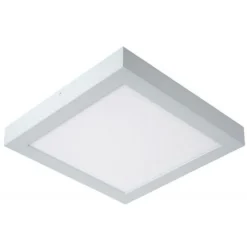 Lucide BRICE-LED - Plafonnière Badkamer - LED Dimb. - 1x30W 3000K - IP44 - Wit Outlet