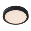Lucide BRICE-LED Plafonnier Dimbaar 30W Ø30cm IP44 Zwart Outlet