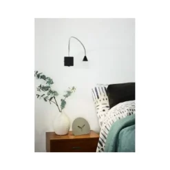 Lucide BUDDY - Bedlamp - LED - 1x3W 4000K - Zwart Discount