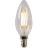 Lucide C35 - Filament lamp - Ø 3,5 cm - LED Dimb. - E14 - 1x4W 2700K - Transparant Discount