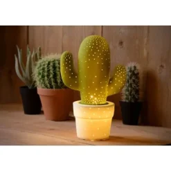 Lucide CACTUS - Tafellamp - Ø 20 cm - E14 - Groen Clearance