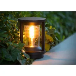 Lucide CADIX - Sokkellamp Buiten - Ø 16 cm - 1xE27 - IP65 - Zwart Discount