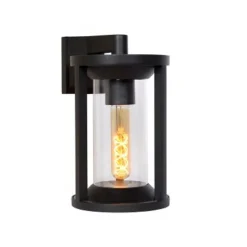 Lucide CADIX - Wandlamp Buiten - 1xE27 - IP65 - Zwart Clearance