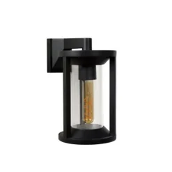 Lucide CADIX - Wandlamp Buiten - 1xE27 - IP65 - Zwart Best
