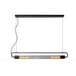Lucide CALIXT - Hanglamp - 2xE27 - Zwart Outlet
