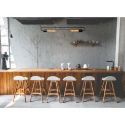 Lucide CALIXT - Hanglamp - 2xE27 - Zwart Outlet