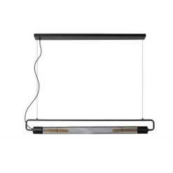 Lucide CALIXT - Hanglamp - 2xE27 - Zwart Outlet