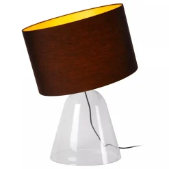 Lucide CAMPANA Tafellamp-Transp.-1xE27-40W-Glas Clearance