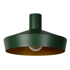 Lucide CARDIFF - Plafonnière - Ø 40 cm - 1xE27 - IP21 - Groen Sale