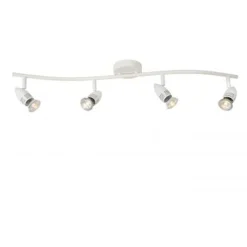 Lucide CARO-LED - Plafondspot - LED - GU10 - 4x5W 2700K - Wit Clearance