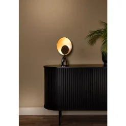 Lucide CASTAMAR Tafellamp-Chroom-LED-3W-3000K-Staal Clearance