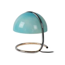 Lucide CATO Tafellamp-Blauw-Ø23,5-1xE27-40W-Glas