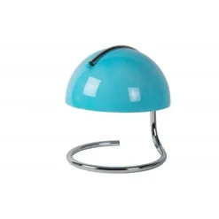 Lucide CATO Tafellamp-Blauw-Ø23,5-1xE27-40W-Glas
