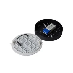 Lucide CERES-LED - Plafonnière Badkamer - Ø 21,5 cm - LED Dimb. - 1x30W 3000K - IP44 - Zwart Best