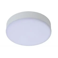 Lucide CERES-LED - Plafonnière Badkamer - Ø 21,5 cm - LED Dimb. - 1x30W 3000K - IP44 - Wit Discount