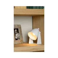 Lucide CHAGO - Tafellamp - 1xE14 - Wit Sale