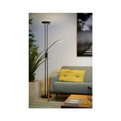 Lucide CHAMPION-LED - Leeslamp - Ø 25,4 cm - LED Dimb. - 3000K - Zwart Discount