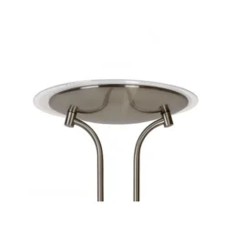 Lucide CHAMPION-LED - Leeslamp - Ø 25,4 cm - LED Dimb. - 3000K - Mat chroom Outlet