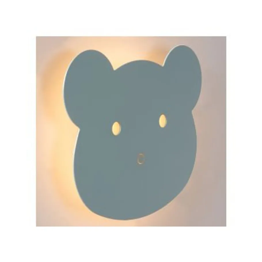 Lucide CHARLIE Wandlamp Kinder-Blauw-LED Dimb.-5W Best