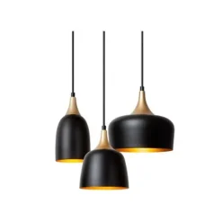 Lucide CHAYANNE Hanglamp-Zwart-3xE14-40W-Alumin. Online