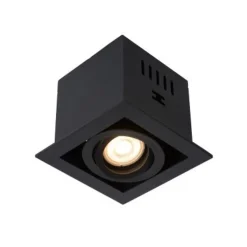 Lucide CHIMNEY - Inbouwspot - 1xGU10 - Zwart Best