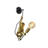 Lucide CHIMP. Wandlamp-Zwart-1xE27-60W-Kunsts. Discount