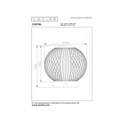 Lucide CINTRA Tafellamp-Transp.-Ø11-LED Dimb.-2W-3000K