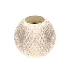 Lucide CINTRA Tafellamp-Transp.-Ø11-LED Dimb.-2W-3000K