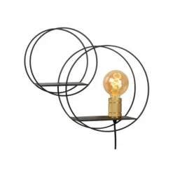 Lucide CIRCLE - Wandlamp - 1xE27 - Zwart Sale