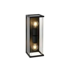 Lucide CLAIRE - Wandlamp Buiten - 2xE27 - IP54 - Antraciet Clearance