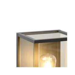 Lucide CLAIRE - Wandlamp Buiten - 1xE27 - IP54 - Antraciet Sale