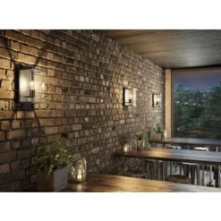 Lucide CLAIRE - Wandlamp Buiten - 1xE27 - IP54 - Antraciet Sale