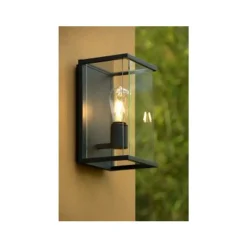 Lucide CLAIRE - Wandlamp Buiten - 1xE27 - IP54 - Antraciet Sale