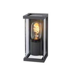 Lucide CLAIRE MINI - Wandlamp Buiten - 1xE27 - IP54 - Antraciet New